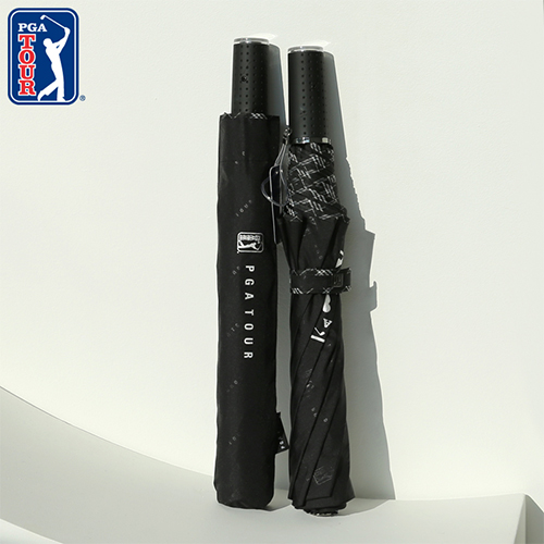 PGA 엠보 바이어스 2단 자동우산